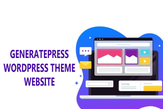 design wordpress website with generatepress theme