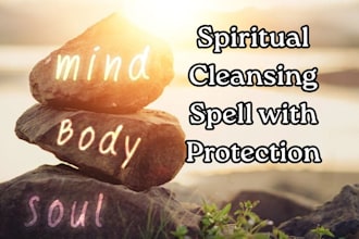 cast spiritual cleansing spell with protection