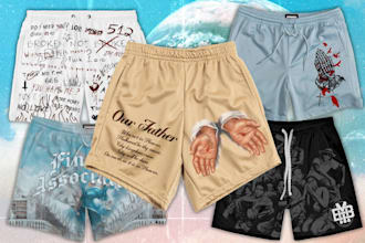 design viral mesh shorts streetwear shorts and pants for you