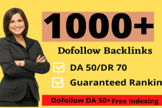 create 2200 high quality contextual dofollow SEO backlinks service top da pa