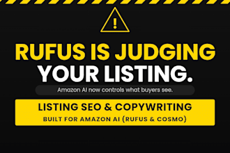 create and optimize amazon listing SEO for ai search rufus