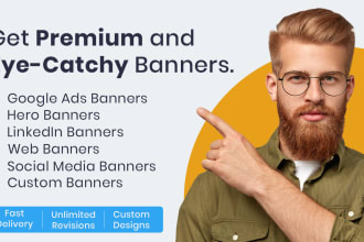 design professional web banners and google ads banners
