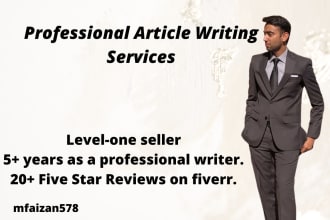 do amazing technical and SEO blog writing  for your business