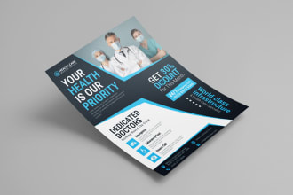 design a professional modern unique flyer for your business