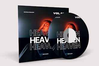 design stunning music cover art, album cover design