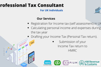 do your income tax calculation and submit to hmrc UK