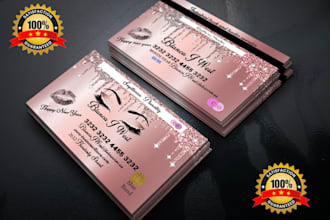 do professional and unique business card and logo design