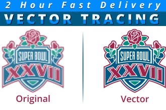 do vector tracing, cleanup, redraw logo, image to vector