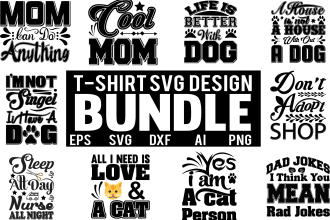 provide typography creative,svg,png,dxf,psd t shirt design and cutting files