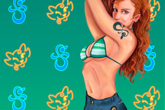 draw a unique illustration