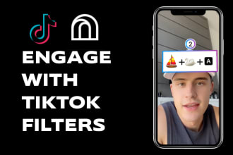 create tiktok filter, effect for your brand and you
