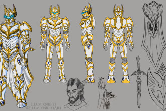 draw your characters, creatures, and props