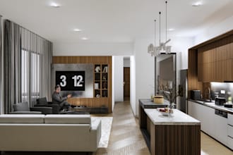 do 3d modeling, interior design and realistic 3d rendering using vray and d5