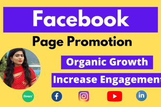 do organic facebook page marketing and promotion in usa, uk, canada