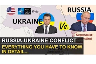 write ukraine and russia war conflict