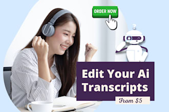 edit your ai auto generated transcripts