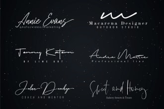 design signature handwritten autograph