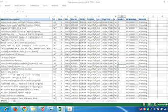 do data entry, excel, clean up, typing, copy paste work