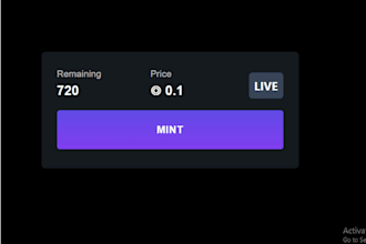 develop erc721 erc 1155 candy machine minting site on solana