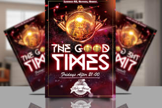design any event, real estate flyer, brochure and banner
