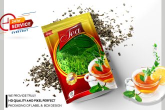 professional product labels or packaging design