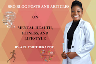 write mental health, fitness and lifestyle articles