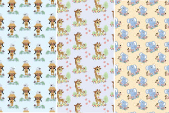 design beautiful prints for fabrics, papers and wallpapers