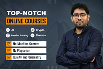 create online course content on ai earning,  online earning, chatgpt, crypto
