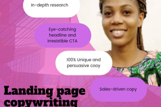 write persuasive landing page copy