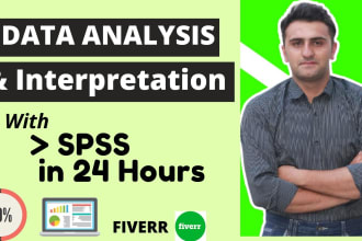 do statistical data analysis and interpretation with spss, r studio