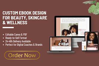 make an ebook on beauty, skincare, lifestyle and health