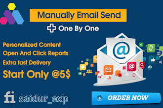 send email to targeted client manually one by one