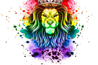 do creative trendy watercolor graphic t shirt design for you