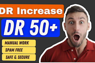 increase domain rating ahrefs dr 50 plus with high authority SEO backlinks