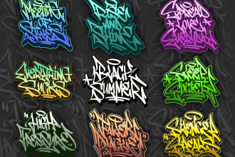 create custom graffiti tagging handstyle