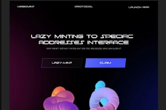 build nft minting website, solana nft minting website, nft minting website
