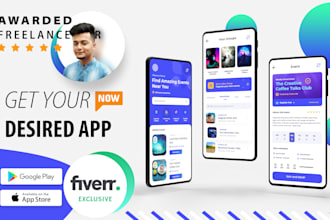 design and develop ios app, android mobile application, react native developer