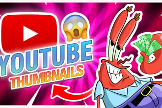 design a creative youtube thumbnail