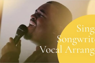 sing male vocals or harmonies for your song or project