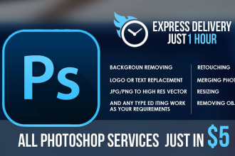 do photo manipulation, retouching on photoshop, pro services