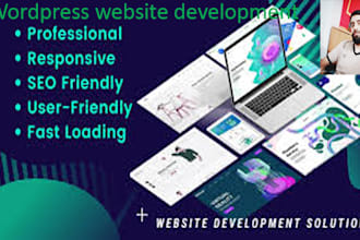 create full wp website for you