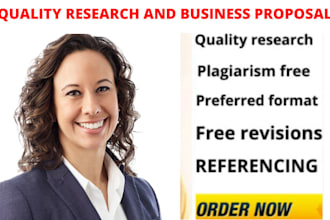 write your business proposal, articles and research proposal