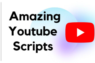 write amazing youtube scripts