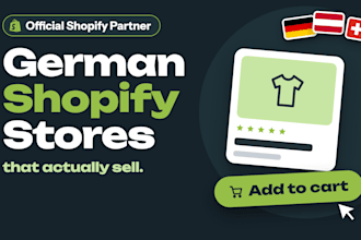 build a german shopify store or redesign your shopify store
