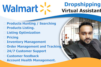 manage your walmart, amazon dropshipping store