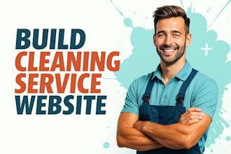build cleaning service website with booking system for cleaning business