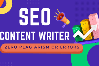 be your SEO content writer, blog writer