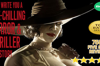 write you a spine chilling horror and thriller story