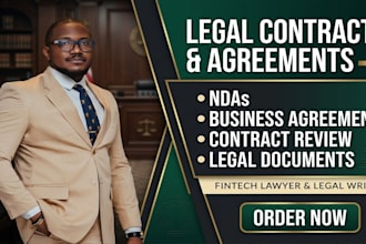 draft and review legal contracts, ndas, and agreements