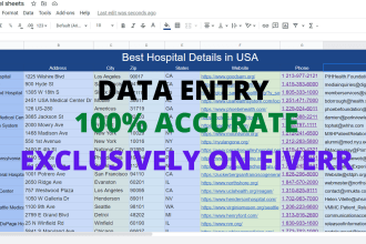 do data entry email collection web scraping data collection
